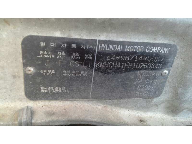 hyundai accent (lc) del año 2001