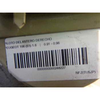 Recambio de piloto delantero derecho para peugeot 106 (s1) xs referencia OEM IAM 630321  