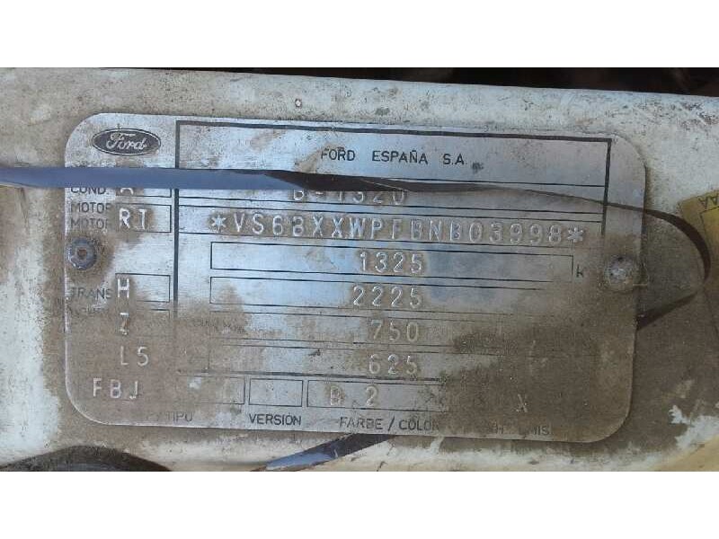 ford fiesta berl./courier del año 1992