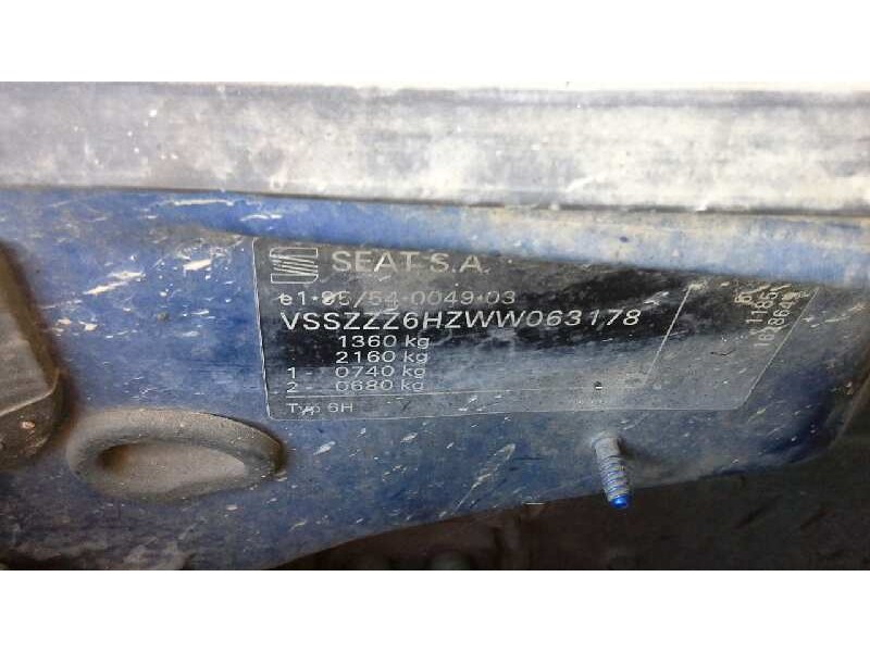 seat arosa (6h1) del año 1998