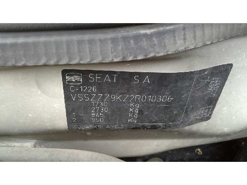 seat inca (6k9) del año 2012
