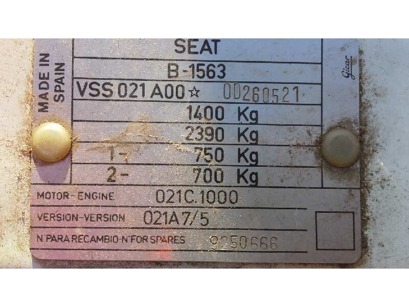 seat ibiza del año 1993
