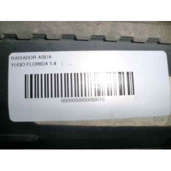 Recambio de radiador agua para yugo florida 1.4 referencia OEM IAM   
