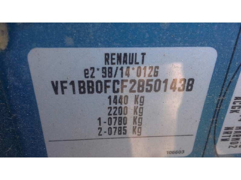 renault clio ii fase ii (b/cb0) del año 2003