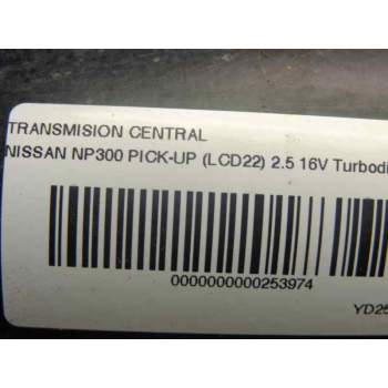 Recambio de transmision central para nissan np300 pick-up (lcd22) 2.5 16v turbodiesel cat referencia OEM IAM   