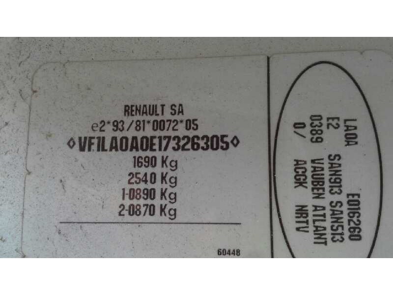 renault megane i classic (la0) del año 1998