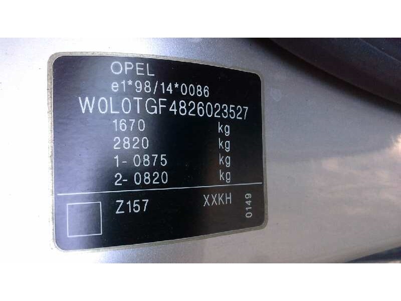 opel astra g berlina del año 2002