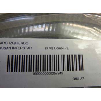 Recambio de faro izquierdo para nissan interstar (x70) combi - 9, l2h2, batalla media referencia OEM IAM 2606000QAC  