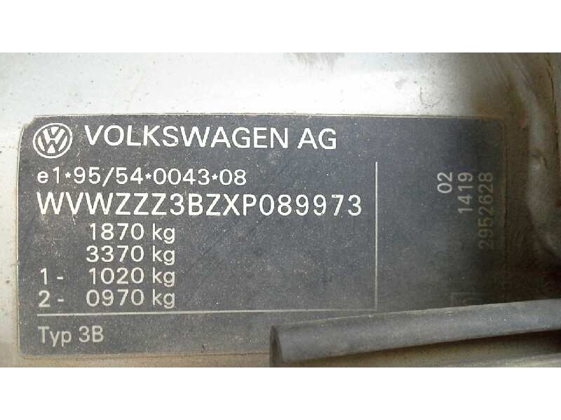 volkswagen passat berlina (3b2) del año 1998