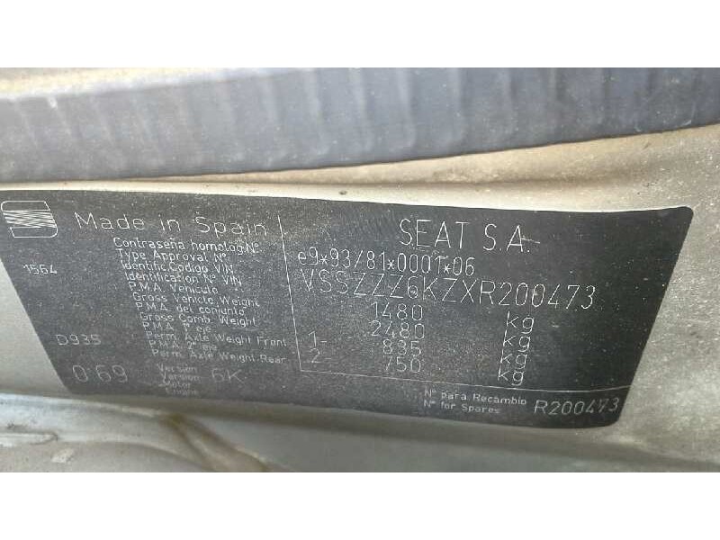 seat ibiza (6k) del año 1999