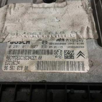 Recambio de centralita motor uce para peugeot 307 berlina (s2) referencia OEM IAM 0281011627 9656161880 EDC16C34
