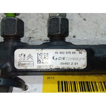 Recambio de rampa inyectora para ford transit connect monospace 1.6 tdci referencia OEM IAM 968529758003  