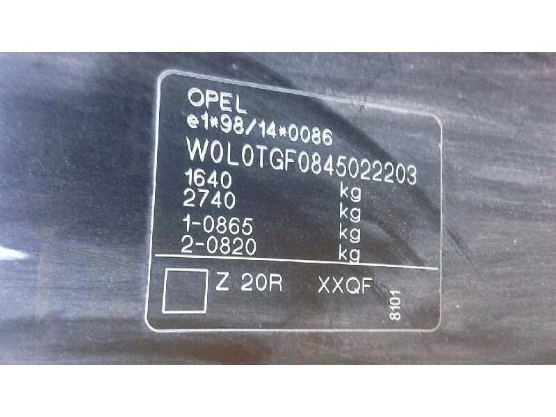 opel astra g berlina del año 2003