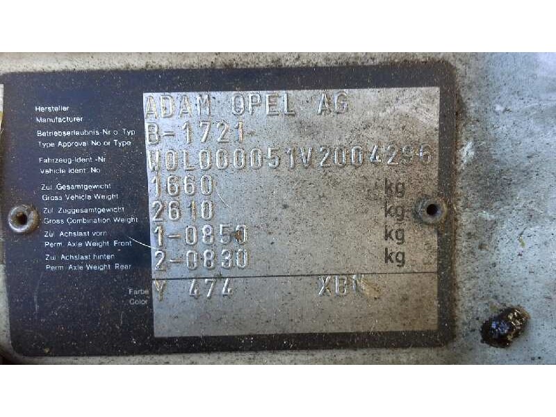 opel astra f caravan del año 1996