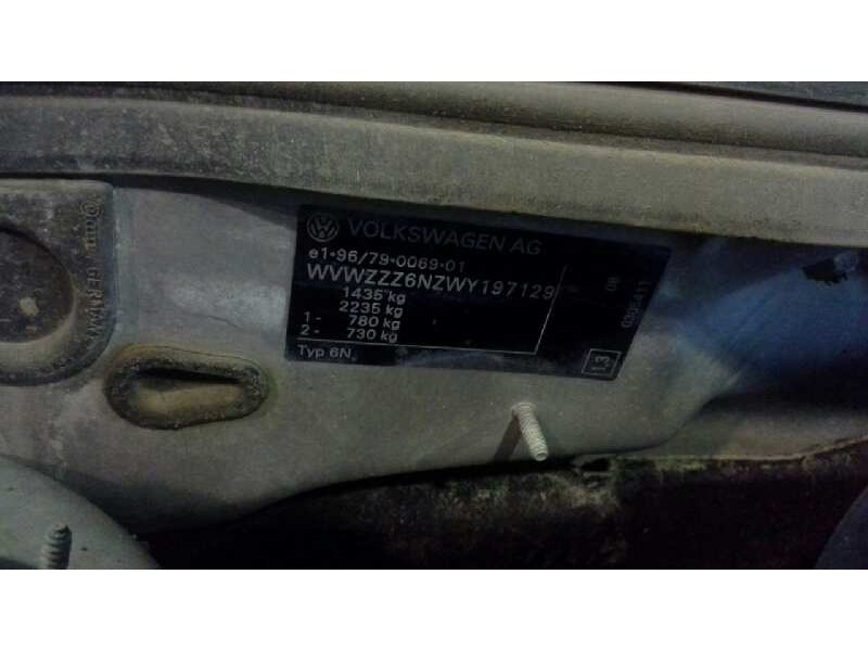 volkswagen polo berlina (6n1) del año 1998