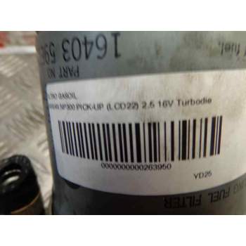 Recambio de filtro gasoil para nissan np300 pick-up (lcd22) 2.5 16v turbodiesel cat referencia OEM IAM   