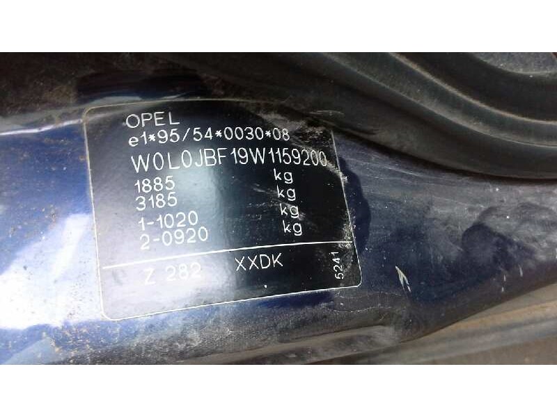opel vectra b berlina del año 1998