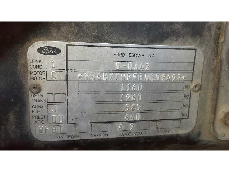 ford fiesta berl./express del año 1983