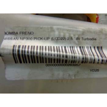 Recambio de bomba freno para nissan np300 pick-up (lcd22) 2.5 16v turbodiesel cat referencia OEM IAM   