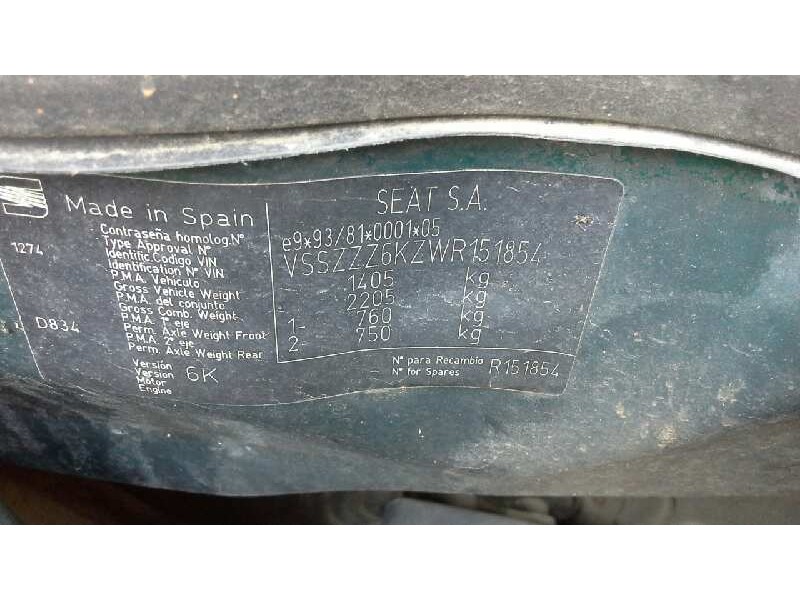 seat ibiza (6k) del año 1998