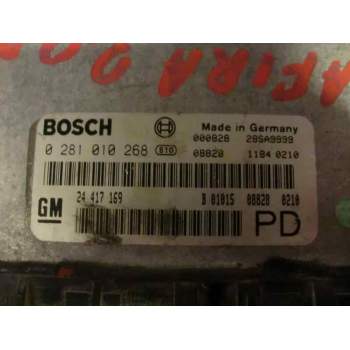 Recambio de centralita motor uce para opel zafira a 2.0 dti referencia OEM IAM 0281010268 24417169 11840210