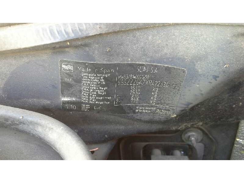 seat ibiza (6k1) del año 1999