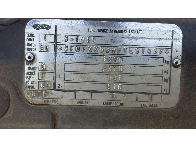 ford mondeo berlina (gd) del año 1996