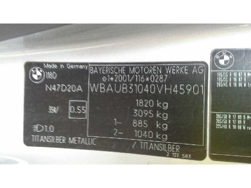 bmw serie 1 berlina (e81/e87) del año 2008