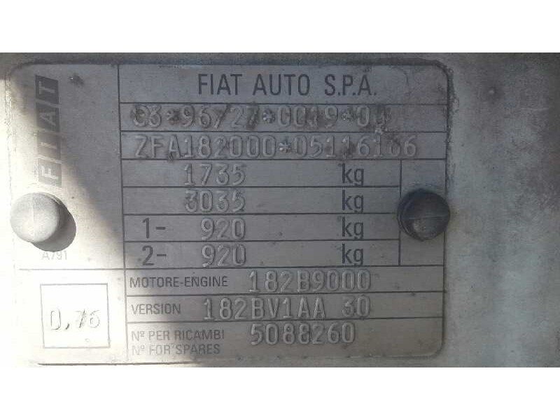 fiat brava (182) del año 2001