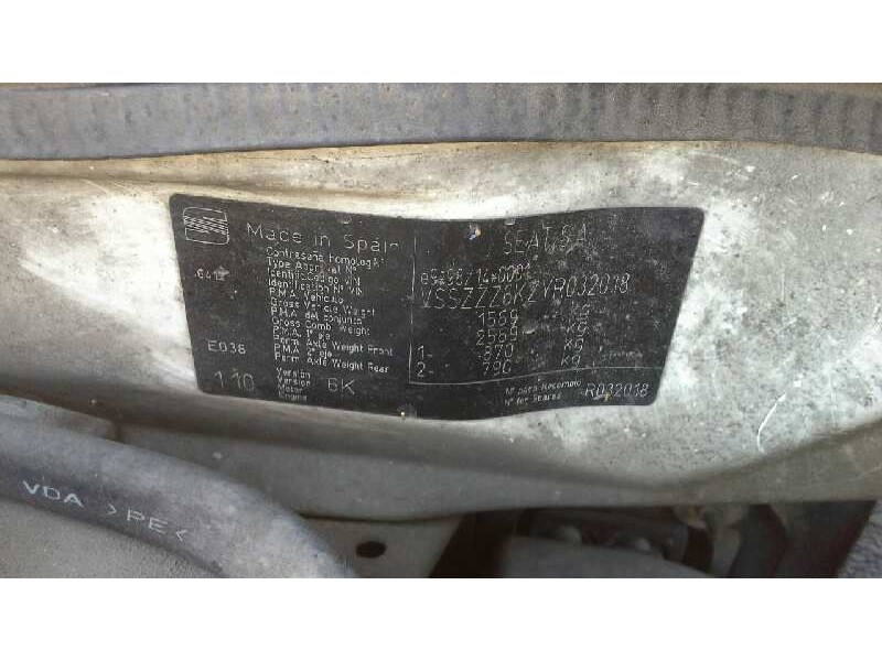 seat cordoba berlina (6k2) del año 1999