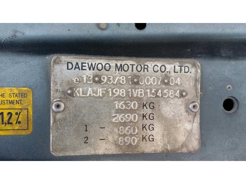 daewoo aranos del año 1996