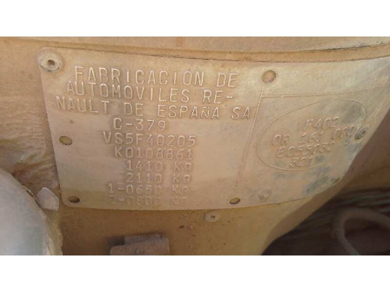 renault rapid/express (f40) del año 1988