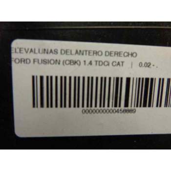 Recambio de elevalunas delantero derecho para ford fusion (cbk) 1.4 tdci cat referencia OEM IAM   