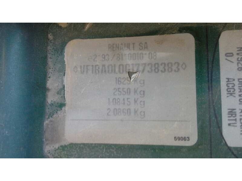 renault megane i berlina hatchback (ba0) del año 1998