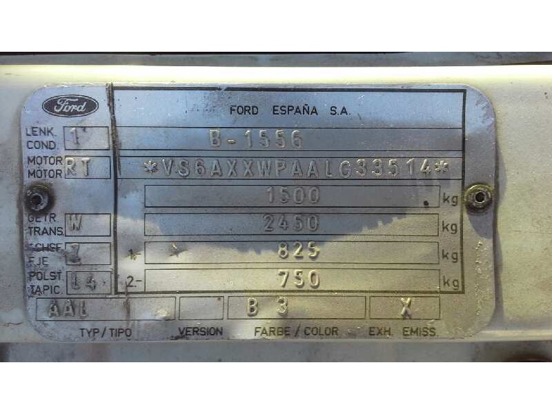 ford escort berlina/turnier del año 1991