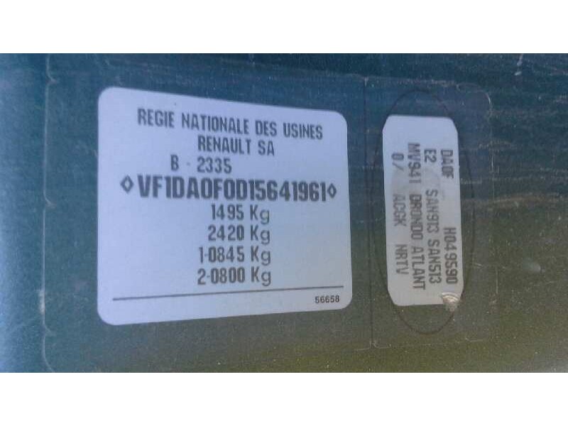 renault megane i coach/coupe (da0) del año 1997