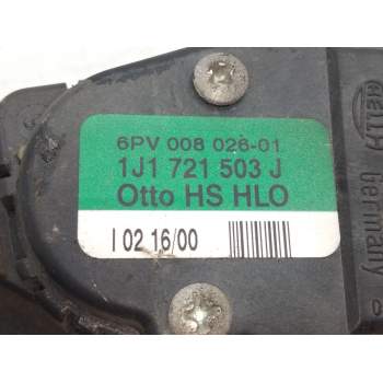 Recambio de pedal acelerador para volkswagen golf iv (1j1) 1.8 t referencia OEM IAM 1J1721503J  