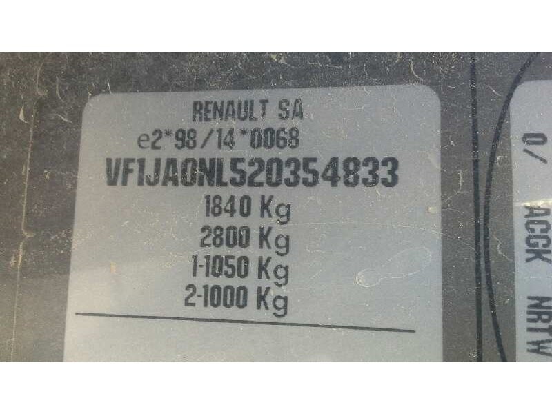 renault megane i scenic (ja0) del año 1999