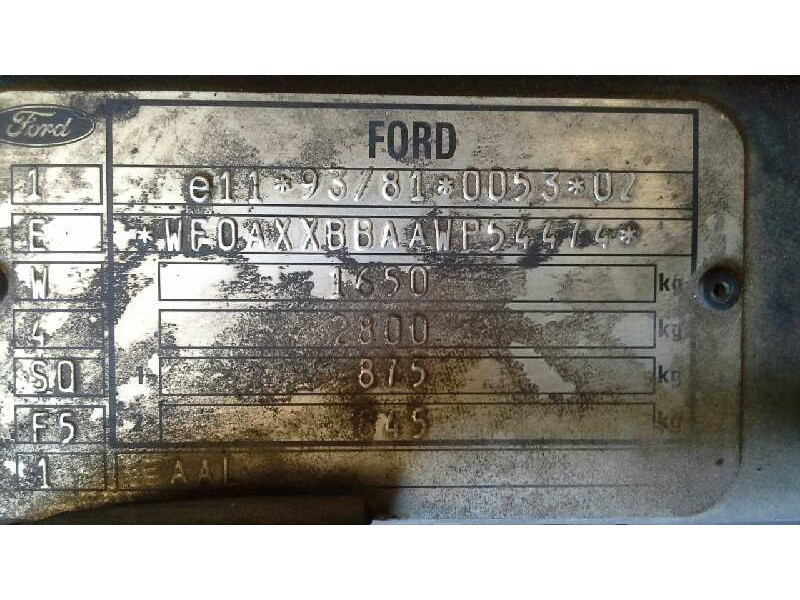 ford escort berl./turnier del año 1999