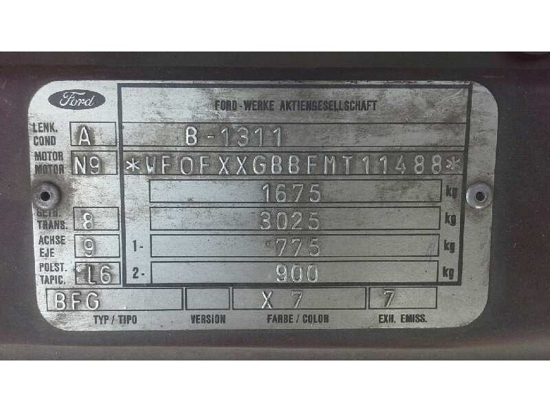 ford sierra berlina del año 1991