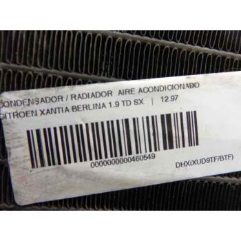 CONDENSADOR / RADIADOR AIRE ACONDICIONADO 