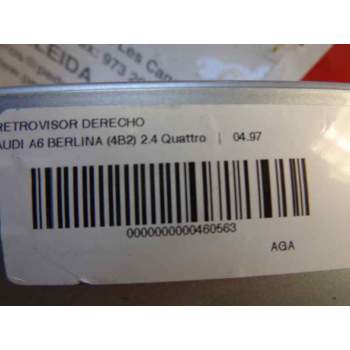 Recambio de retrovisor derecho para audi a6 berlina (4b2) 2.4 v6 30v referencia OEM IAM   