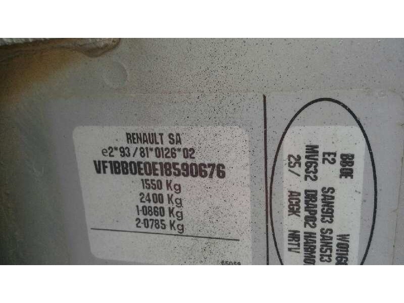 renault clio ii fase i (b/cbo) del año 1998