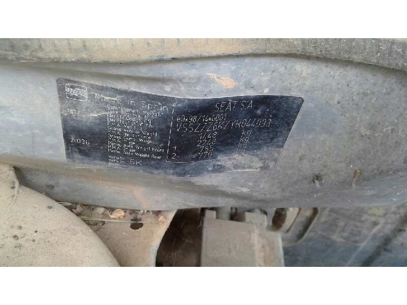 seat ibiza (6k1) del año 2000