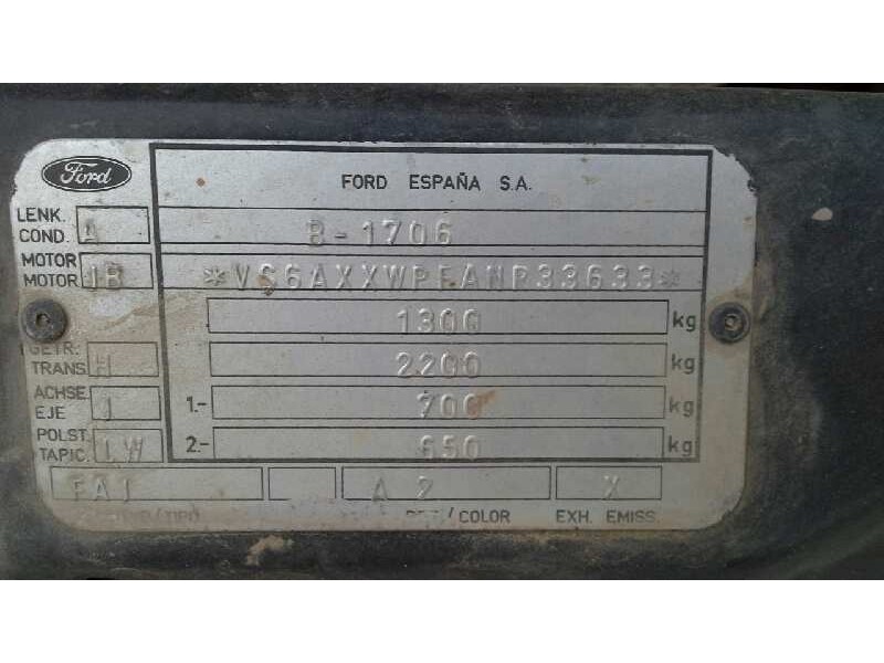 ford fiesta berl./courier del año 1992