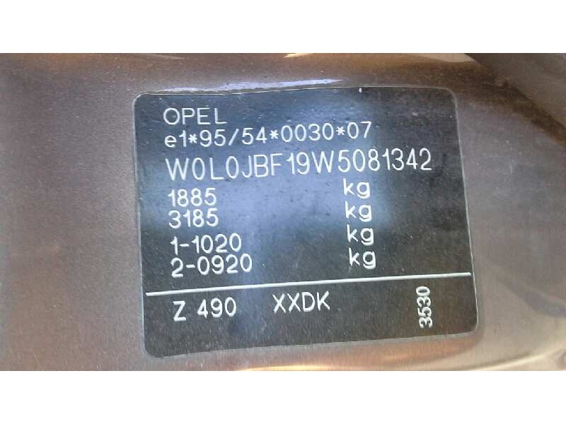 opel vectra b berlina del año 1998