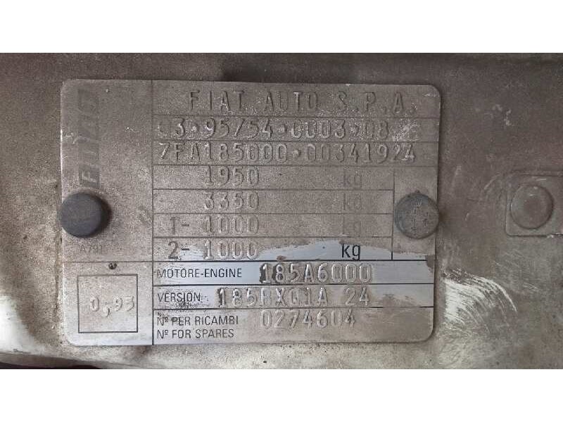 fiat marea weekend (185) del año 1999