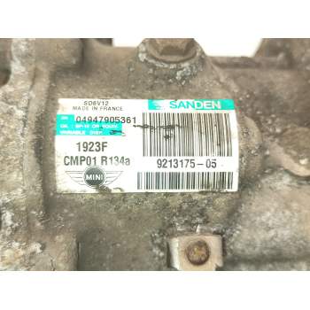 Recambio de compresor aire acondicionado para mini mini countryman (r60) cooper s referencia OEM IAM 9213175  