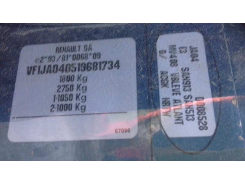 renault megane i scenic (ja0) del año 1999