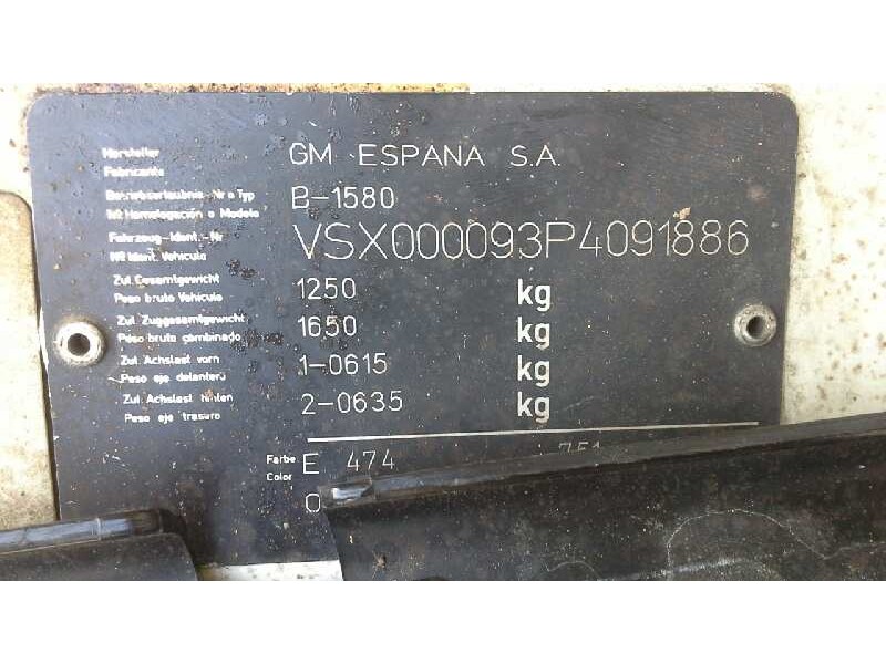 opel corsa a del año 1993